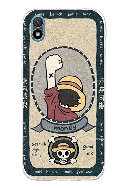 TechTree Huawei Y5 2019 - Honor 8S Uyumlu One Piece Dolar Şeffaf Silikon Kılıf