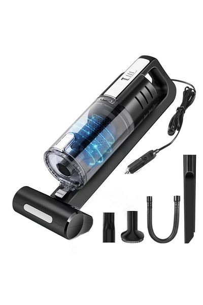 divendi-ro Car Vacuum Cleaner, 100W Turbo, LED Light, Included accessories, Premium