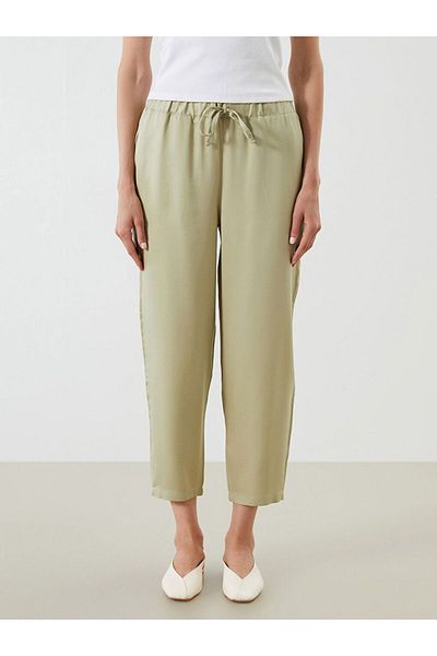 LC Waikiki Pantaloni de damă LCWAIKIKI Classic cu talie elastică tăiat morcov