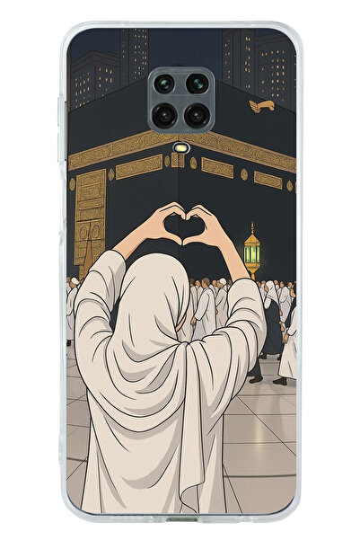 TechTree Redmi Note 9S / 9 PRO Uyumlu Kabe Aşkı Şeffaf Silikon Kılıf