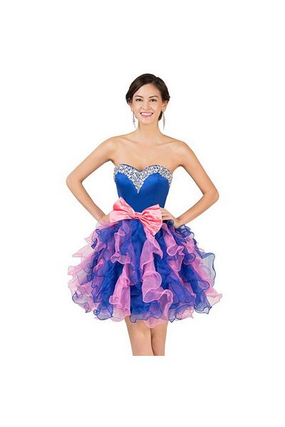 OEM Rochie babydoll Pink and blue
