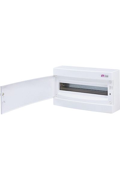 Eti PVC enclosure, 18 modules, surface-mounted, IP40, white door, 001101007,
