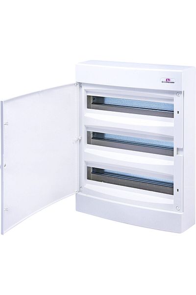 Eti Cofret PVC, 54 module, aplicat, IP40, usa alba, 001101041,