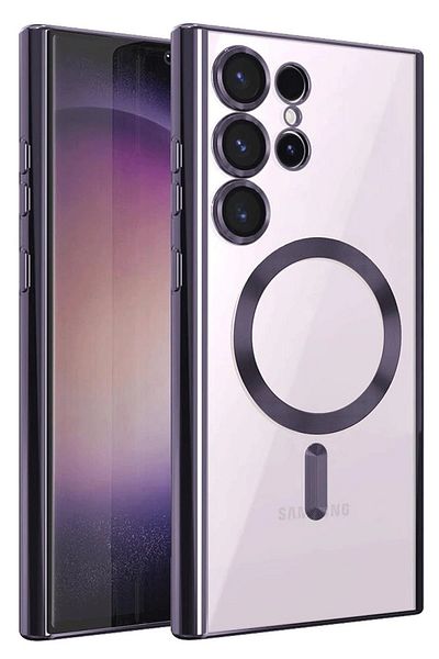 CepteToptan حافظة سامسونج جالاكسي S25 الترا كروس ماجنيتي سيف - بنفسجي - MKİ8707-3269