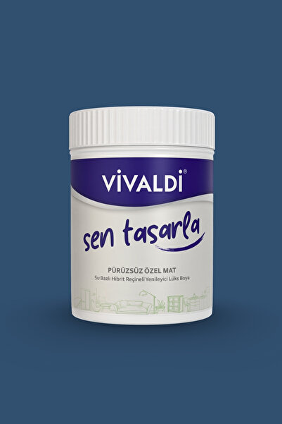 Vivaldi Boya Tüm Yüzeyler İçin Su Bazlı Hibrit Yenileme Boyası DIY-Dolap-Ahşa...