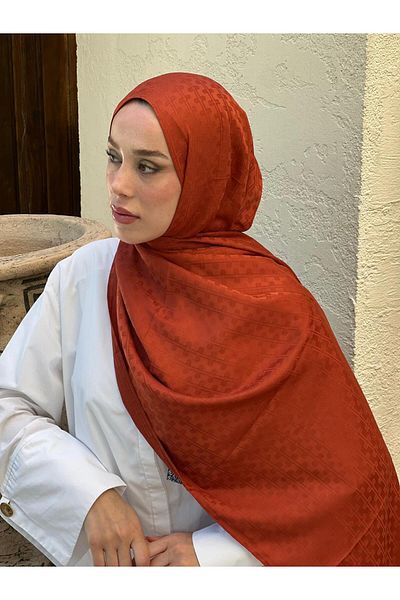 Modakaşmir Silky Jacquard Series Melosia Pattern Shawl