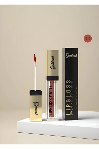 GOLDMAK جولدماك أحمر شفاه روج سائل مطفي ثابت - 213
