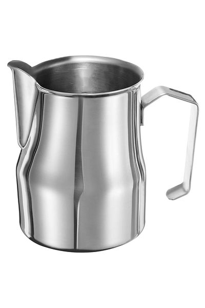Omran Cart 500ml Milk Pitcher Silver Stainless Steel Jug for Cappuccino & Latte Art Milk jug