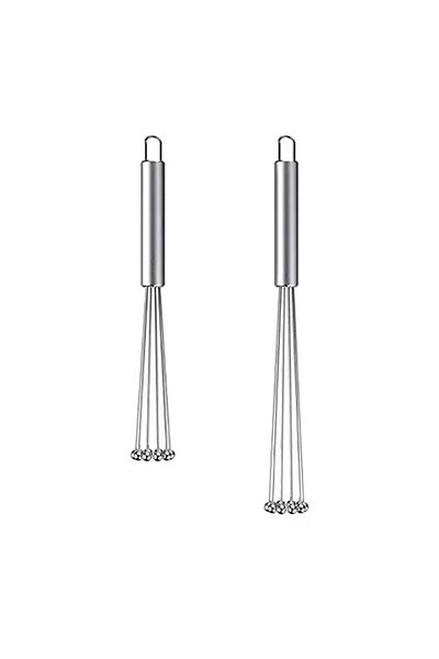 BKC HOME New Generation Stainless Steel Metal Bead Ball End Beater Sauce Mixer Ball End Egg Beater