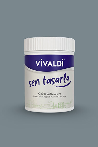 Vivaldi Boya Tüm Yüzeyler İçin Su Bazlı Hibrit Yenileme Boyası DIY-Dolap-Ahşa...
