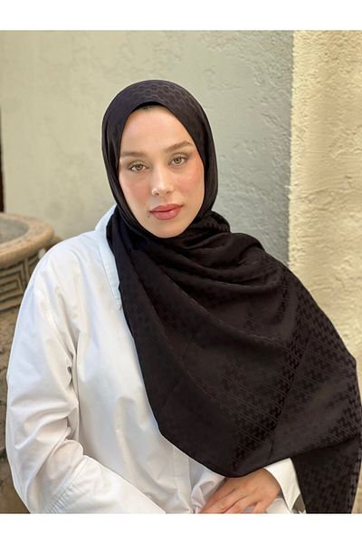 Modakaşmir Silky Jacquard Series Melosia Pattern Shawl