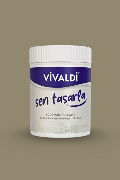 Vivaldi Boya Tüm Yüzeyler İçin Su Bazlı Hibrit Yenileme Boyası DIY-Dolap-Ahşa...