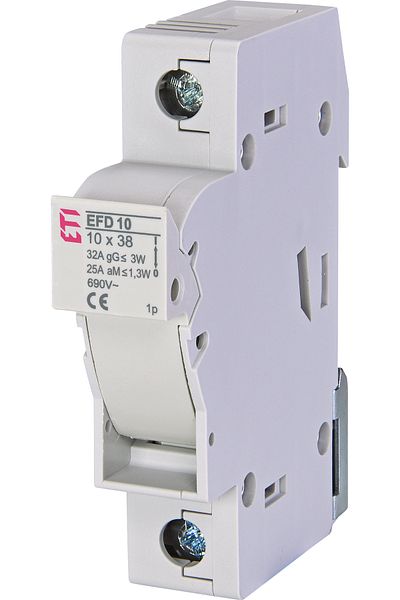 Eti Fuse disconnector, 10x38mm, alternating current, 1P, 32A, without LED, EFD 10, 002540001,