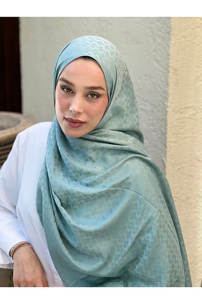 Modakaşmir Silky Jacquard Series Melosia Pattern Shawl