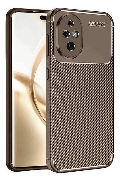 CepteToptan Honor 200 Case Auto Focus غطاء كربون - بني - MKİ7005-2060