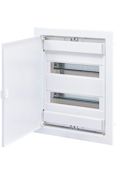 Eti PVC enclosure, 28 modules, recessed, IP40, white, white metal door, 001101026,
