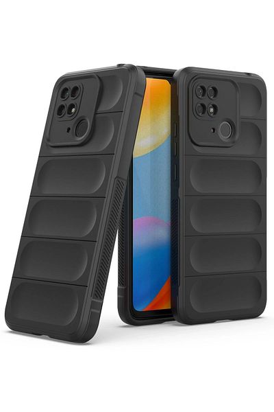 CepteToptan جراب هاتف Xiaomi Redmi 10C مصنوع من السيليكون الأمثل - أسود - MKİ7017-9769