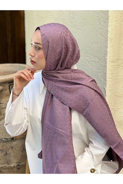 Modakaşmir Silky Jacquard Series Melosia Pattern Shawl