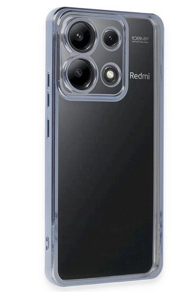 CepteToptan جراب هاتف Xiaomi Poco X6 من السيليكون مع عدسة - أزرق فاتح - MKİ9599-6508
