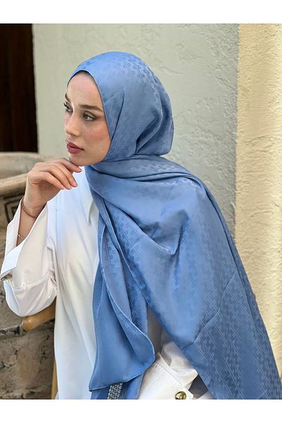Modakaşmir Silky Jacquard Series Melosia Pattern Shawl
