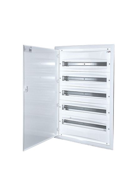 Eti Cofret PVC, 120 module, incastrat, IP40, alb, usa metalica alba, 001101296,