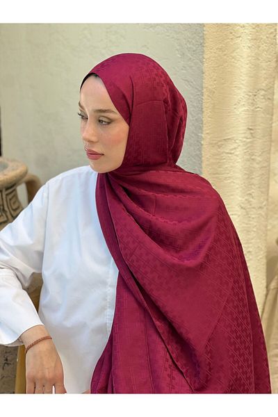 Modakaşmir Silky Jacquard Series Melosia Pattern Shawl