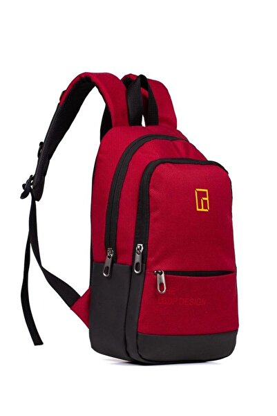Wish BF Women's Mini Backpack - Water Resistant |   Red Multi-Compartment School Bag