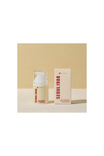 KSECRET - Κρέμα SEOUL 1988: Λιποσώματα αμφιβληστροειδούς 1% + Ρύζι που έχει υποστεί ζύμωση, 50 ml