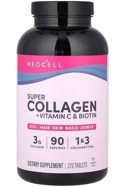 Neocell Super Collagen Peptides + Vitamin C & Biotin, 270 Tablets
