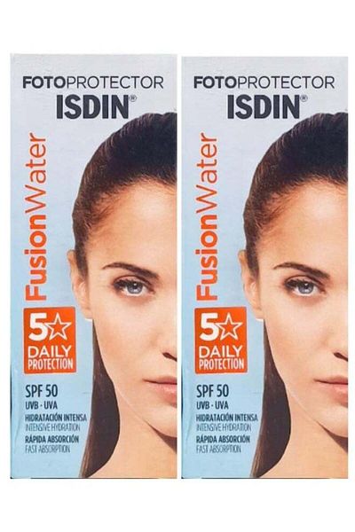 ISDIN Fusion Water SPF 50 - 50ml (Pack of 2)