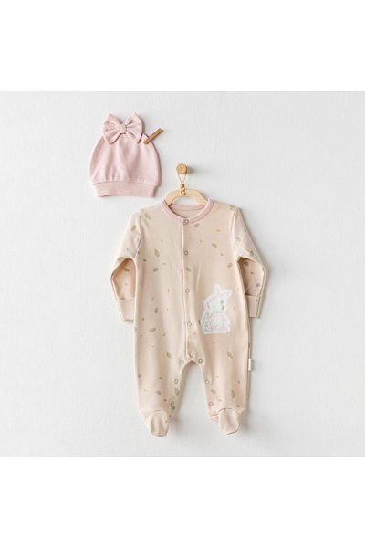 andywawa Baby Casual Baby Jumpsuit Set Ac24079 Beige
