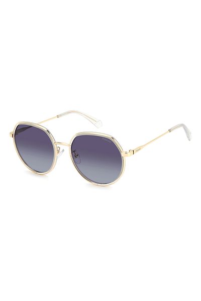 Polaroid Sunglasses PLD 4160/G/S/X J5G 55 19 145, Unisex, Gold frame with smoky gradient lenses