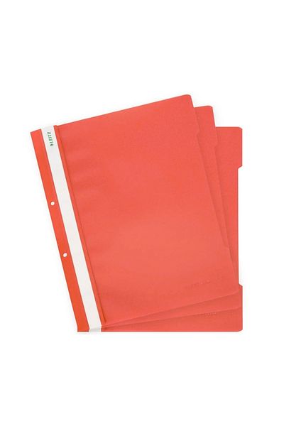 Leitz Ring Binder, Red, 50 Pack, A4 Size, 2 Hole Construction