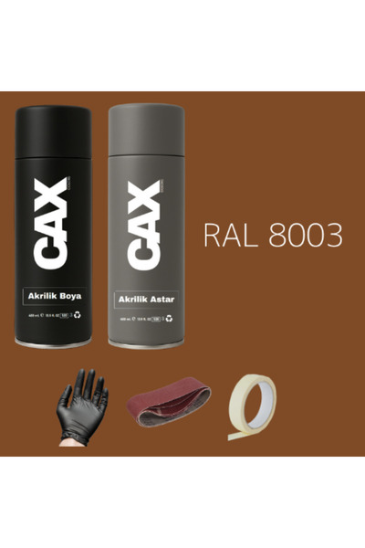 caxcolors SPREY+ASTAR PREMİUM ÖZEL YAPIM AKRİLİK SPREY BOYA SETİ 400 ML (ARAB...