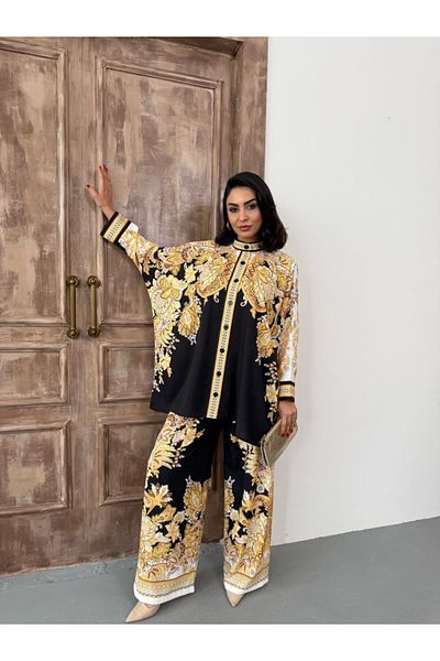 suphias Jessica Fabric Shirt & Pants Set of 2