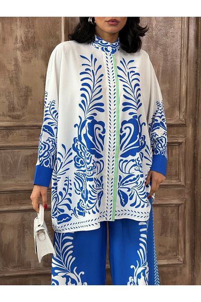 suphias Jessica Fabric Shirt & Pants Set of 2