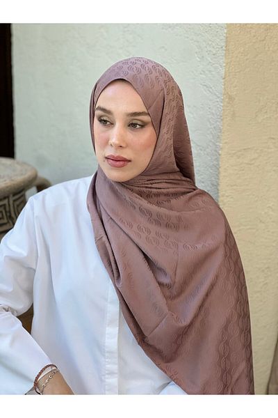 Modakaşmir Silky Jacquard Series Echo Pattern Shawl