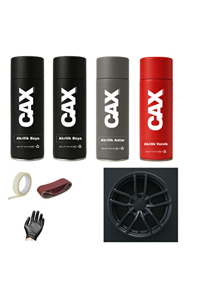 caxcolors ARABA JANT SPREY AKRİLİK ÖZEL YAPIM SPREY BOYA SETİ 400 ML (2 ADET ...