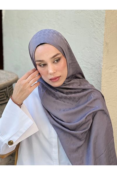 Modakaşmir Silky Jacquard Series Echo Pattern Shawl