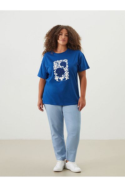 LC Waikiki Crew Neck Printed Women's T-Shirt