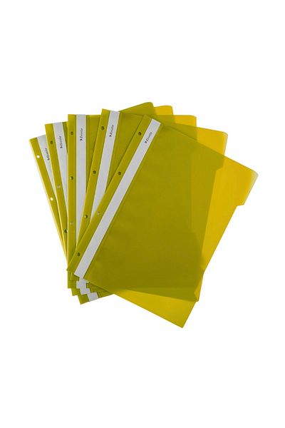 Esselte Ring Binder, Yellow, 50 Pack, A4 Size, 4 Hole Construction