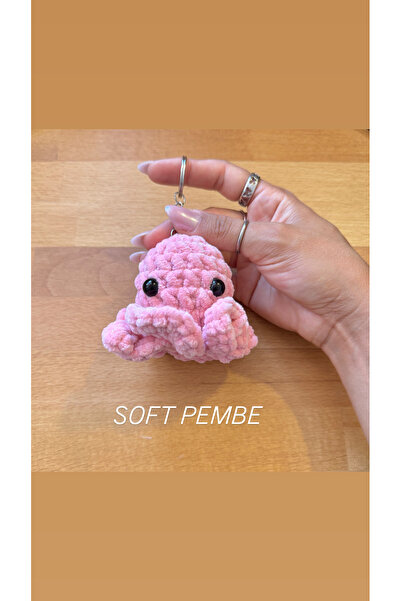 vikivin bebe Breloc/accesoriu pentru geantă din pluș colorat, lucrat manual -...