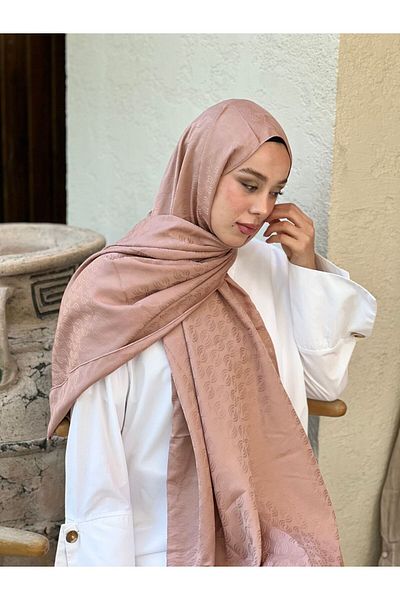 Modakaşmir Silky Jacquard Series Echo Pattern Shawl