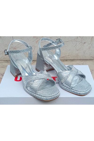uğurtek Platform Sole Thick Heel Low Heel Evening Dress Women's Shoes