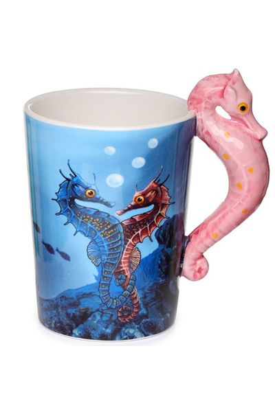 Puckator Decorative mug with seahorses
