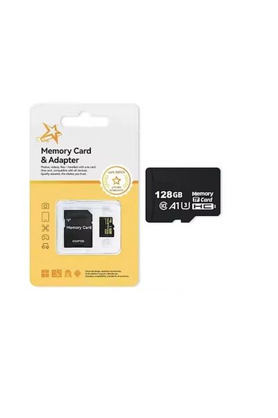 LEDASSE 128GB microSD memory card with SD Adapter