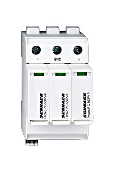 Eti Descarcator SPD, 3P, T2, 20kA, DC curent continuu, 1100V, Photec, IS01121100, Schrack