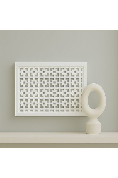 EMİZEY Decorative Box Fuse and Modem-Wifi Storage Box 30X40 cm Depth 11 cm