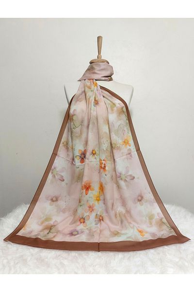 REMOMODA Patterned Italian Koton Soft Shawl High Quality Moose-Soft