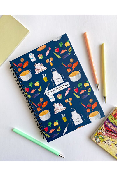 ARONA Kişiye Özel Yemek Tarif Defteri (Türkçe İçerikli)